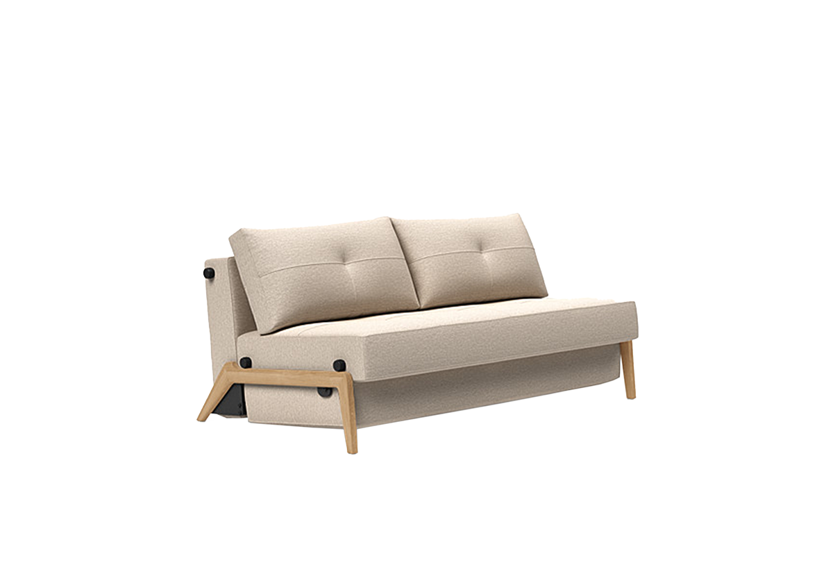 Cubed 160 Wood Sofa Bed